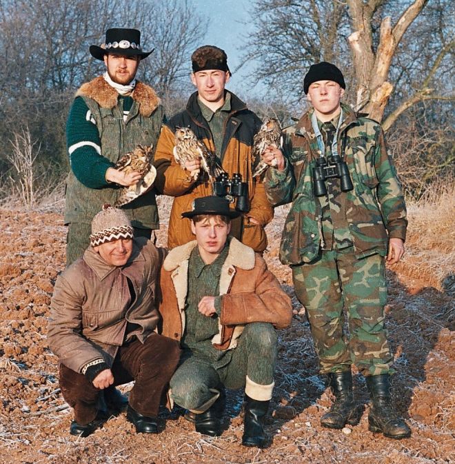 Václav Bošek, Jaroslva Hruška, David Melichar, Karel Makoň a Vladimír Štvovíček